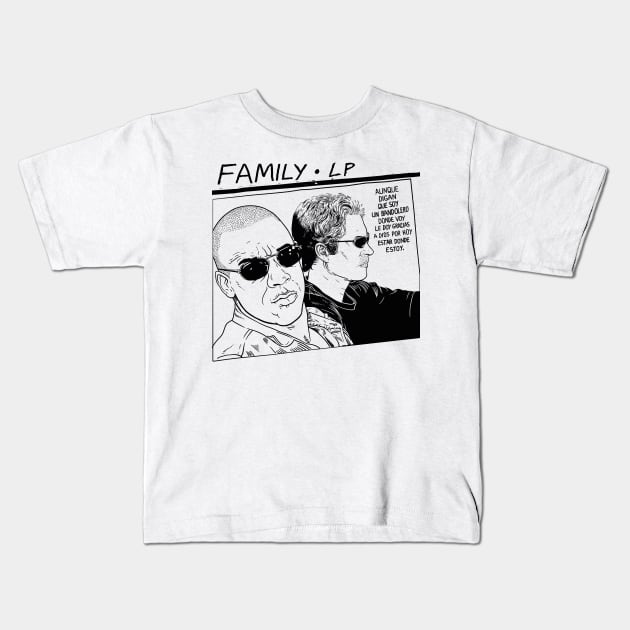 FAMILY LP Kids T-Shirt by Hislla